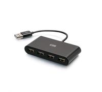 C2g concentrador usb-a 3.0 de 4 puertos - superspeed usb de 5 gbps