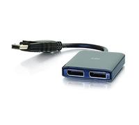 C2G DisplayPort 1.2 a Dual Displayport 4K Dual Monitor MST Hub, DP Multi-Stream Transport (MST)
