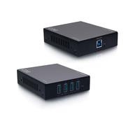 C2G Superbooster® - Kit Extensor USB sobre Cat6a de 4 Puertos - USB 3.2 Gen1 (5 Gbps)