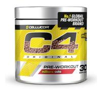 C4 Original Pre Workout Powder, Cola, 30 porciones | Bebida energética en polvo para preentrenamiento Zero Sugar con 150 mg de cafeína, 1500 mg de monohidrato de creatina, 1600 mg de beta alanina