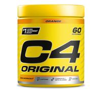 Cellucor Pre-entrenamiento C4 Original 150 mg cafeína, beta-alanina, creatina – Naranja 60 servicios
