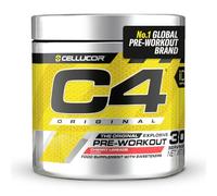 C4 Original - Suplemento en polvo para preentrenamiento - Lima y cereza | Bebida energética para antes de entrenar | 150 mg de cafeína + beta alanina + monohidrato de creatina | 30 raciones