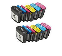 C5019A Color Compatible Inkjet Ink Cartridge for H-*P84 85 For D-esignjet 30/70/130/130gp/nr//90gp/ Printer(2 Set)