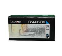 C544X1CG Lexmark C544N Cartucho de Tóner cian