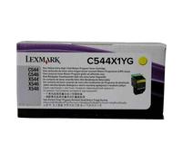 C544X1YG Lexmark C544N Cartucho de Tóner amarillo