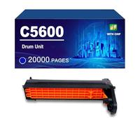 C5600 Unidad De Tambor Compatible con La Impresora para Oki C5600 Apta para Los Modelos C5600dn C5600n C5700dn C5700n C5650n C5750n,Cyan-1 Pack