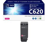 C620 006R04616 006R04617 006R04618 006R04619 Cartucho de Tóner para Xerox VersaLink C620 C625 Impresoras, para Escuelas, Hospitales y Bancos, 8000 Páginas,Magenta-1 Pack