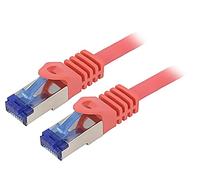 C6A064S Cable de conexión S/FTP 6a Línea Cu LSZH rot3 meter26AWG -20-75°C LOG...