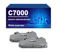 C7000 Caja De Tóner Residual Compatible para Xerox VersaLink C7000 C7020 C7025 C7030; DocuCentre-V C2263 2265; ApeosPort C3060 C2560 C2060,Black-2 Pack