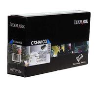 C734A1CG Lexmark C734dn Cartucho de Tóner cian