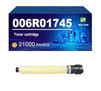 C8130 Cartucho De Tóner Compatible para Xerox 006R01742 006R01743 006R01744 006R01745; Funciona con Las Impresoras AltaLink C8130 C8135 C8145 C8155 C8170,Yellow-1 Pack