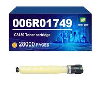 C8130 Cartucho De Tóner Compatible para Xerox AltaLink C8130 C8135 C8145 C8155 C8170, Rendimiento De hasta 59000 / 28000 Páginas,Yellow-1 Pack