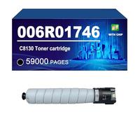 C8130 Cartucho De Tóner Compatible para Xerox AltaLink C8130 C8135 C8145 C8155 C8170, Rendimiento De hasta 59000 / 28000 Páginas,Black-1 Pack