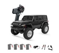 C8801-YW Escala 1/18 4WD All-Terrain RC Rock Crawler para adultos | Camión monstruo eléctrico todoterreno de 2.4 GHz con luces LED, motor de alto par, resistente al agua ESC