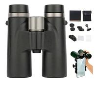 C9 Binoculars 12x42, High Definition Power with Metal Focus System, Binoculares De Vision Nocturna for Travel, Outdoor Viewing (Black)