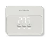 C900R - Cronotermostato Termostato Digital Calefacción Programable WiFi Smart Inalámbrico con Base Rectangular con Batería para Pared FANTINI COSMI