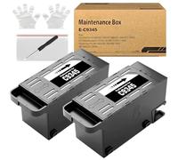 C9345 9345 Caja de mantenimiento de tinta C12C934591 Compatible con EcoTank ET-5800 ET-5850 ET-5880 ET-16600 ET-16650 ET -16680 L15150 L15160 L15158 L15168 WorkForce WF-7820 WF-7830 WF-7840 (2 Pack)