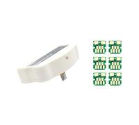 C9345 C12C93459 Reiniciador de Tanque de Mantenimiento y Chip for L15140 L15150 L15160 L15180 L18050 L6550 L6580 L8050(Resetter W 6 Chip)