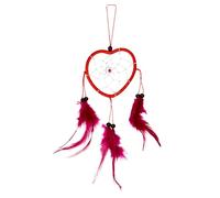 Ca 30cm x 9cm Corazon Dreamcatcher Atrapasueños Rojo Fucsiae Cama Carro Nino