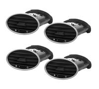 CA Aire Instrumentos 1/2/4 Piezas Rejilla Ventilación Salida Aire Acondicionado Central Tablero Delantero Conjunto 4M51A014L21AD Compatible Con Ford Para Focus Para MK2 2005-2013(4pcs)