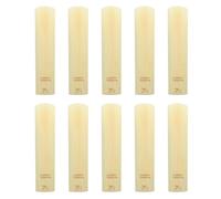 Ca?as de Saxof¨®n F¨¢ciles de Usar Set 10pcs Tama?o Consistente, Sonido Rico, Cosechado a Mano Dise?ado para Saxofones Tenor, para Principiantes, Adecuados Profesionales (Fuerza 2.5)