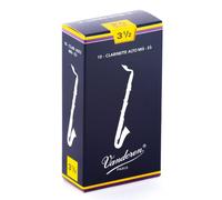 Ca as tradicionales Vandoren CR1435 para clarinete alto, resistencia 3,5; caja de 1