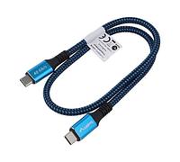 CABLE USB-C 4.0 LANBERG MACHO/MACHO 0.5M 100W 8K 30HZ NEGRO/AZUL