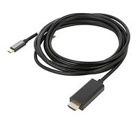 CA-CMHD-10CU-0030-BK Adaptador USB 3.2 HDMI Plug,USB C-Conector chapado en or...