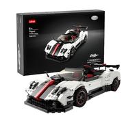 CA NA LLA - Rastar Pagani Zonda Cinque - Coche Maqueta para Adultos - Réplica Oficial a Escala 1:16- Maquetas de Modelismo con 1024 Piezas - Modelo Coleccionista para Construir y Exhibir