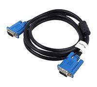CA-VGAC-10CU-0018-BK Cable D-Sub 15pin HD Plug, ambos lados negro 1,8m azul