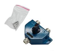 CA201 - Conmutador coaxial de 2 vías manual 1,8-600 MHz UHF SO239 50Ω aleación de zinc IP54 para cambio de antena de radio amateur