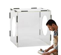 Caa De Mesa Individual - Coleccionista De Polv Eléctrico, Protección Del Taller | Cubierta De Polvo De, Accesorio De Bricolaje En El Hogar, Caja De Seguridad Sostenible Para Herramientas De T