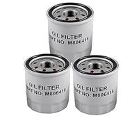 Caalii Paquete de 3 filtros de aceite M806418 compatibles con John Deere 1023E 1025R 1026R 322 330 332 430 GX355 X495 X595 X740 1735 F735 F912 F915 2210 6 x4 Gator Diesel TH Gator - Tractores