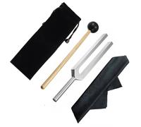 CAASFOOY Diapasón, diapasón de 432 Hz, diapasón de acero inoxidable, diapasón estándar, aleación de aluminio Diapasón para instrumentos musicales estándar guitarra violín dispositivo sintonizador