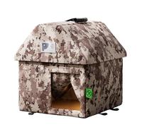 Caat Houses For Outdoor Cats, Weatherproof Warm and Insulated | Stray Cats Warm Shelter Enclosure | For Community Balcony Patio Garden Yard Lawn Roadside Garage