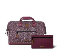CABAIA - Bolsa de Viaje Adventurer 36L Lausanne - Equipaje de Mano 45x30x29 cm - Repelente al Agua & Vegano - 2 Bolsillos - Compartimento para Zapatos - Bolsa Fin de Semana, Bolsa Deporte - Rosa
