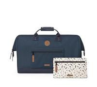 CABAIA - Bolsa de Viaje Adventurer 36L Port Antonio - Equipaje de Mano 45x30x29 cm - Repelente al Agua & Vegano - 2 Bolsillos - Compartimento para Zapatos - Bolsa Fin de Semana, Bolsa Deporte - Azul