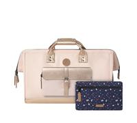 CABAIA - Bolsa de Viaje Adventurer 36L Queretaro - Equipaje de Mano 45x30x29 cm - Repelente al Agua & Vegano - 2 Bolsillos - Compartimento para Zapatos - Bolsa Fin de Semana, Bolsa Deporte - Rosa