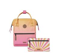 Cabaïa - Mochila Adventurer Cabourg - Mini 10L - Repelente al Agua - Compartimento Portátil 10,5″ - 2 Bolsillos Intercambiables - Certificada Vegana - Mochila de Viaje, Trabajo y Escuela - Rosa