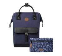 CABAIA - Mochila Adventurer Dusseldorf - Medium 18L - Repelente al Agua - Compartimento Portátil 13″ - 2 Bolsillos Intercambiables - Certificada Vegana - Mochila de Viaje, Trabajo y Escuela - Violetta