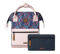 Cabaïa - Mochila Adventurer Honfleur - Mini 10L - Repelente al Agua - Compartimento Portátil 10,5″ - 2 Bolsillos Intercambiables - Certificada Vegana - Mochila de Viaje, Trabajo y Escuela - Violetta