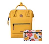 Cabaïa - Modelo Marrakech - Mochila con 2 bolsillos - Mediana - 23L - Repelente al agua y garantía de por vida - Elegante para hombres y mujeres - Escuela, viajes y negocios - Vegan Certified