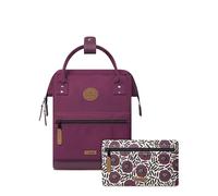 Cabaïa - Mochila Adventurer Nice - Mini 10L - Repelente al Agua - Compartimento Portátil 10,5″ - 2 Bolsillos Intercambiables - Certificada Vegana - Mochila de Viaje, Trabajo y Escuela - Violetta