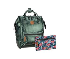 Cabaïa mochila de ocio con compartimento para portátil Adventurer Iridescent Backpack 18L Lucerne verde oscuro