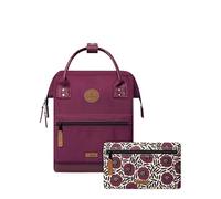Cabaïa - Mochila Adventurer Nice - Mini 10L - Repelente al Agua - Compartimento Portátil 10,5″ - 2 Bolsillos Intercambiables - Certificada Vegana - Mochila de Viaje, Trabajo y Escuela - Violetta
