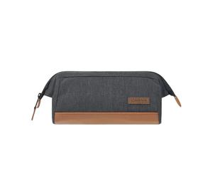 Cabaia Oxford - Estuche organizador inteligente para lápices, reciclado, ecológico, repelente al agua, Louis Trichardt, gris y marrón, gris, Estuche para lápices