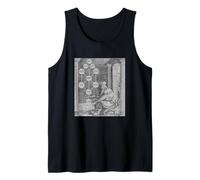 Cabalá Árbol de la Vida Hebreo Sefirot Místico Arte Judío Camiseta sin Mangas
