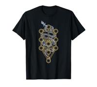 Cabalá Cábala Serpiente de Sabiduría Símbolo Oculto Camiseta