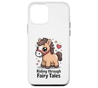 Cabalgando a través de Cuentos de Hadas Lindo Poni Kawaii Carcasa para iPhone 12 Mini