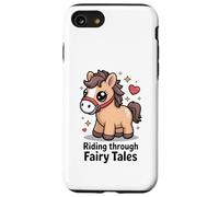 Cabalgando a través de Cuentos de Hadas Lindo Poni Kawaii Carcasa para iPhone SE (2020) / 7/8